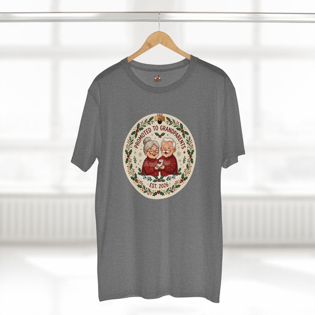 Casual Tee, Promoted to Grandparents (All Colors)(Custom)