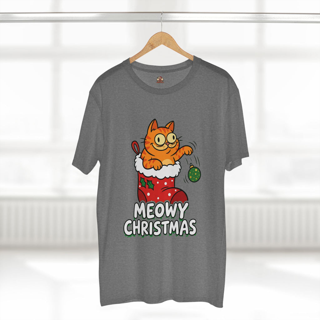 Casual Tee, Meowy Christmas (All Colors)
