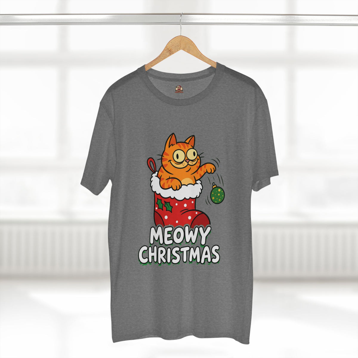 Casual Tee, Meowy Christmas (All Colors)