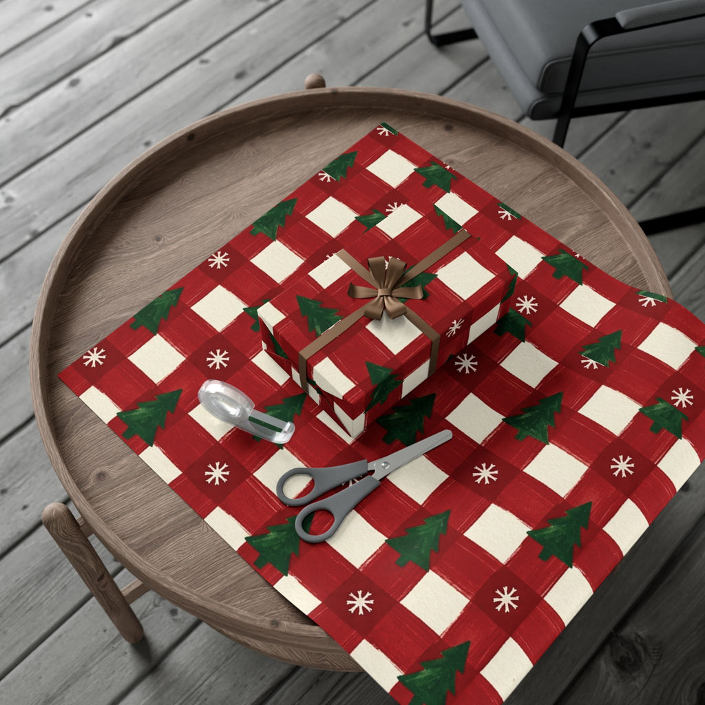 Christmas Giftwrap Paper, Classic Red (Custom)