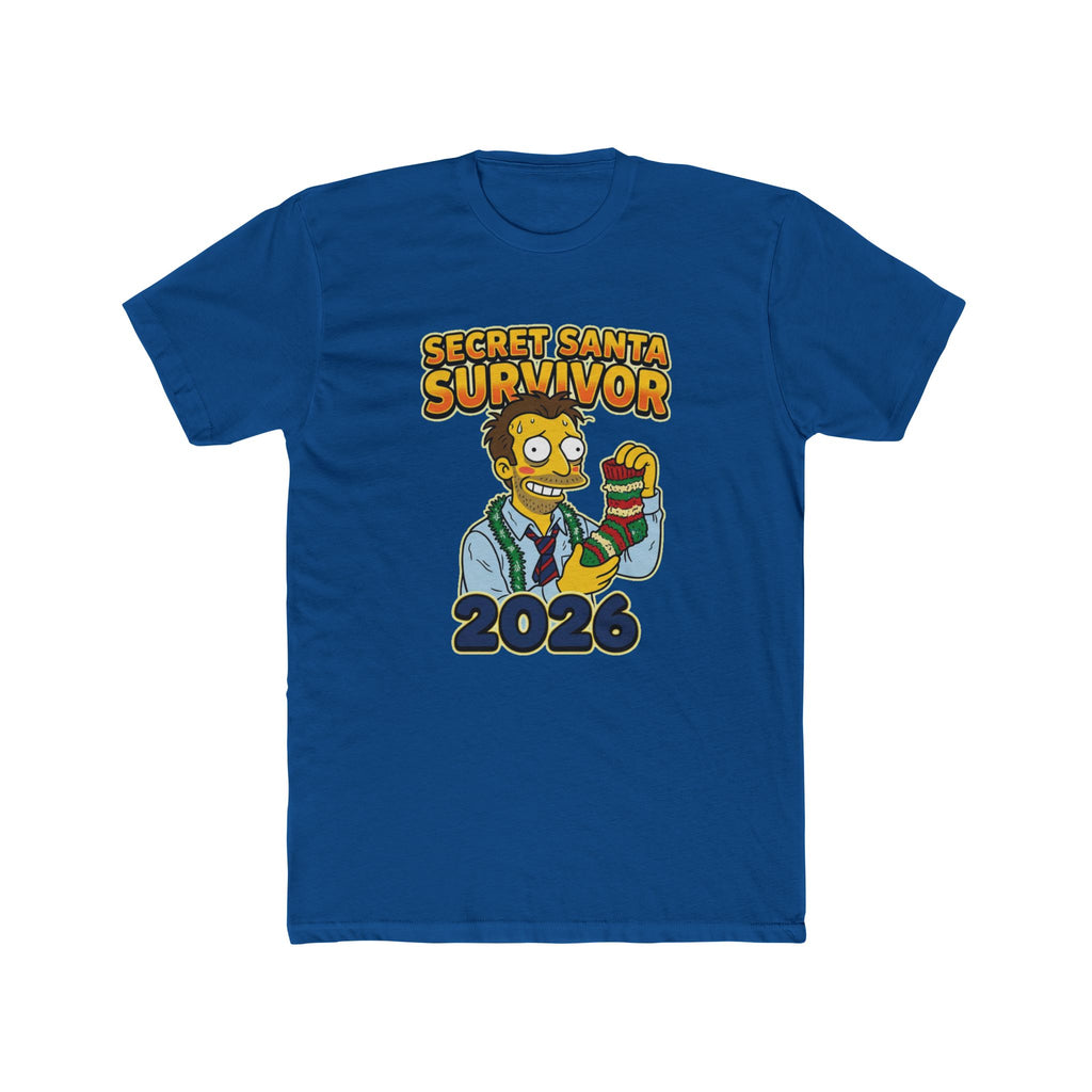 Secret Santa Survivor, Cotton T-Shirt (All Colors)