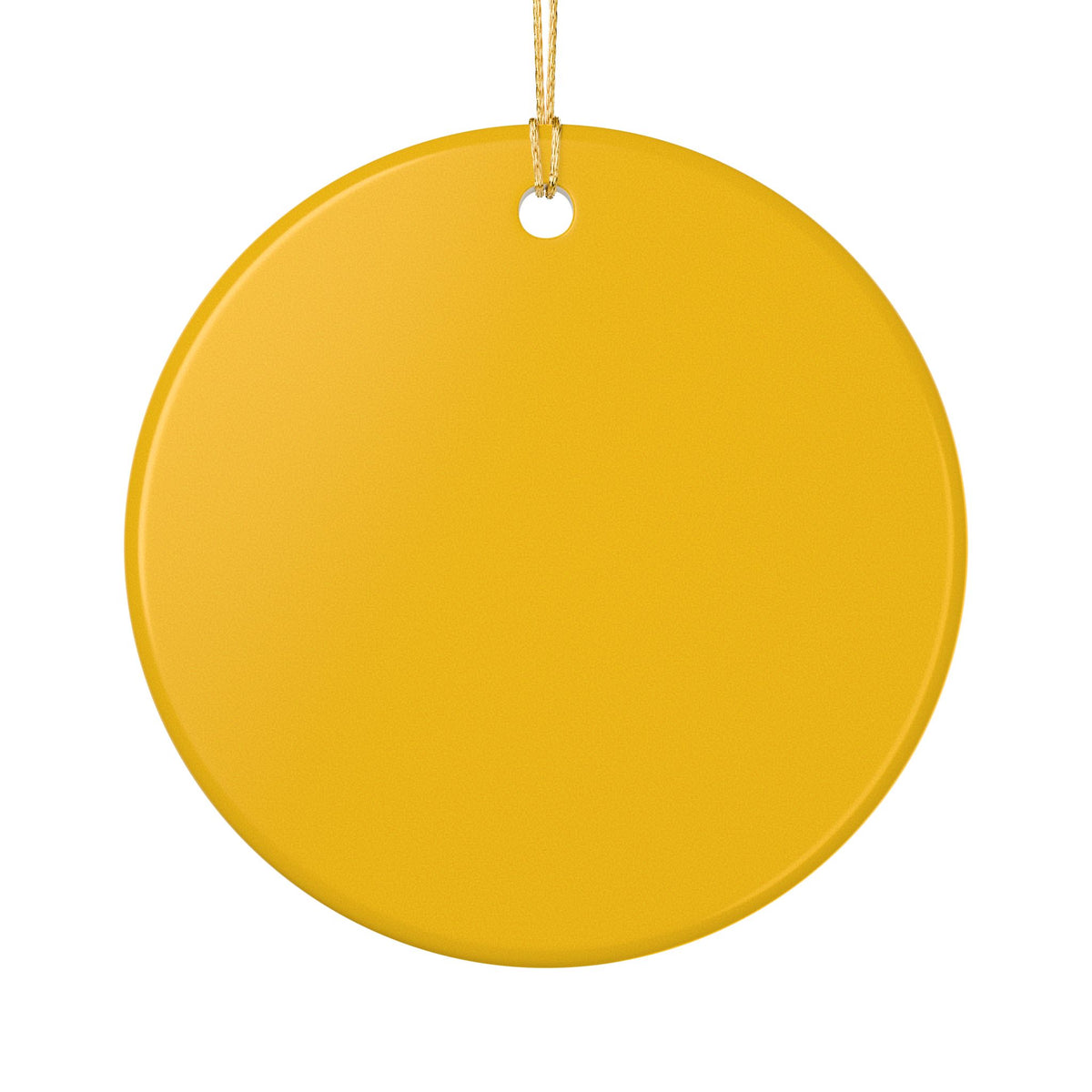Ceramic Ornament, Friendsmas 2026 (Mustard)