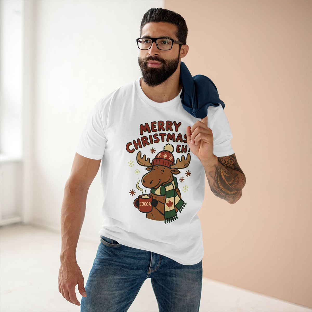 Casual Tee, Merry Christmas Eh? (All Colors)