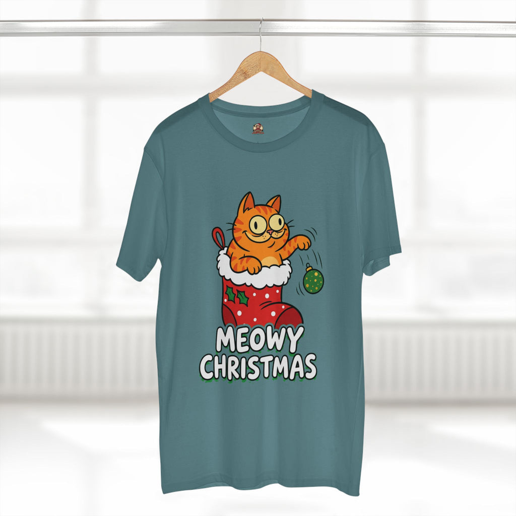 Casual Tee, Meowy Christmas (All Colors)