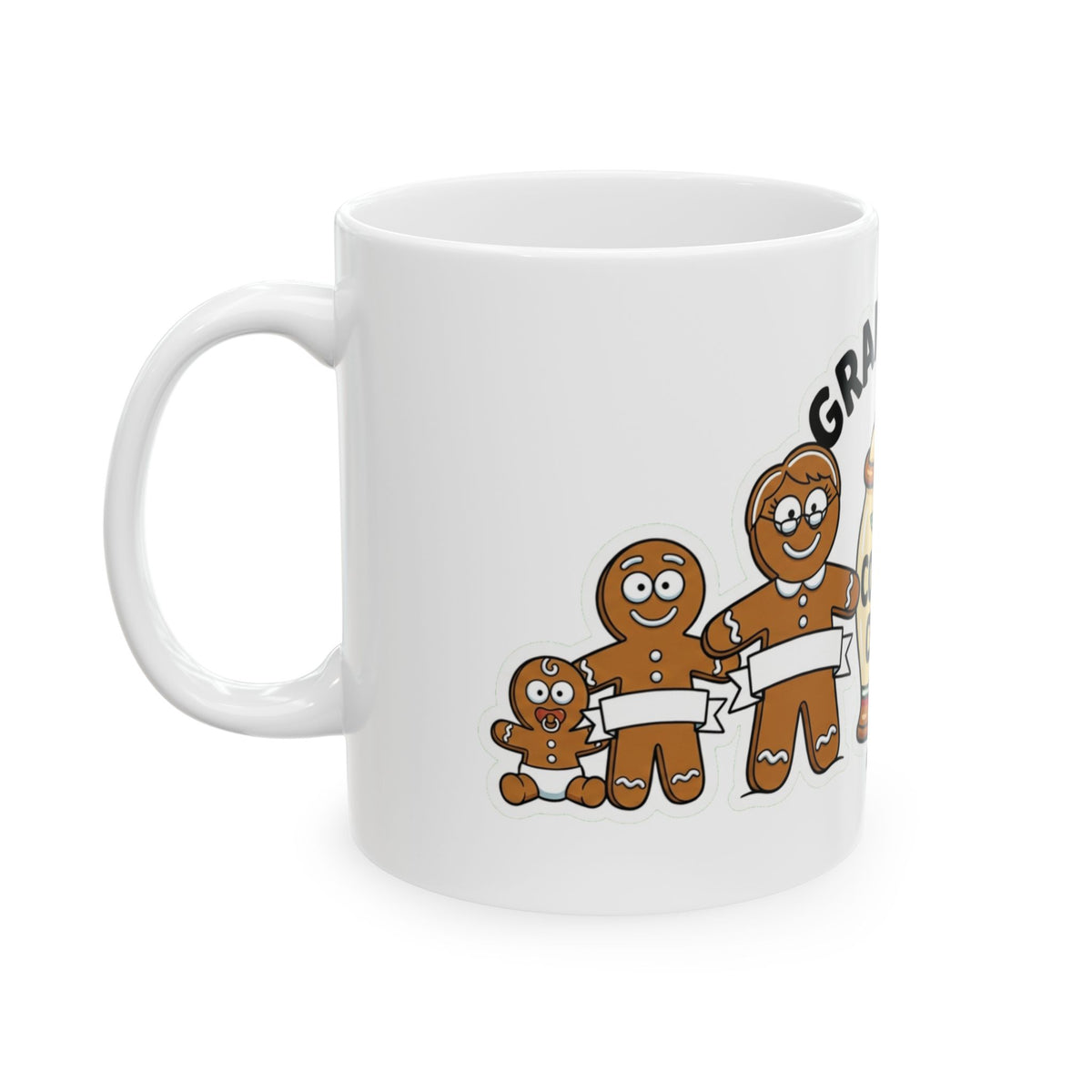 Ceramic Mug, Grandma’s Cookie Crew (White)