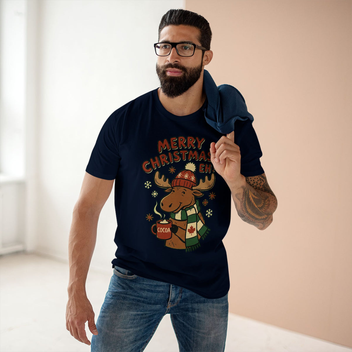 Casual Tee, Merry Christmas Eh? (All Colors)