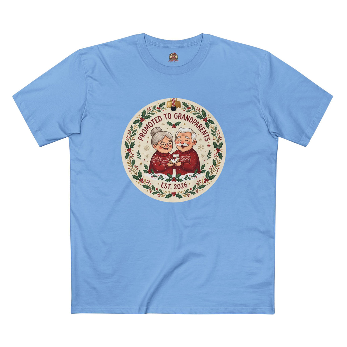 Casual Tee, Promoted to Grandparents (All Colors)(Custom)