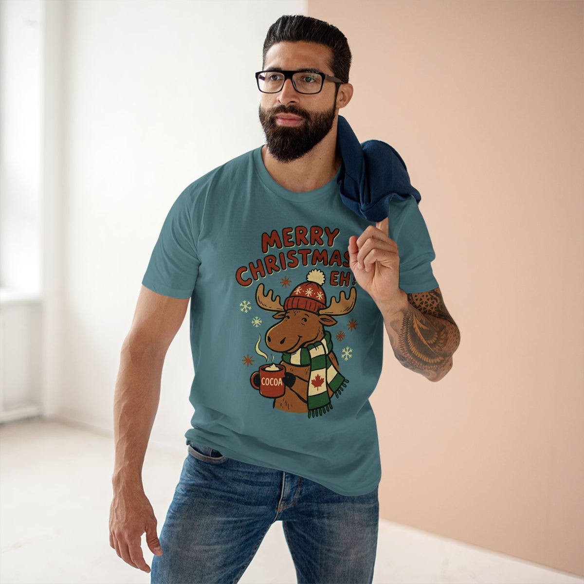 Casual Tee, Merry Christmas Eh? (All Colors)