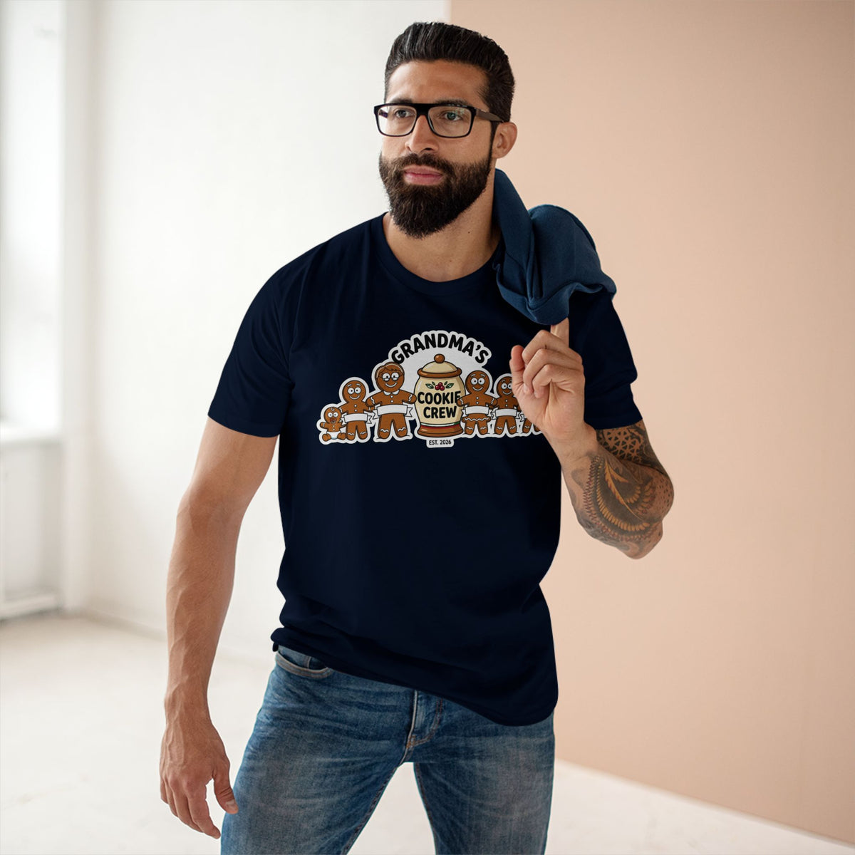 Casual Tee, Grandma’s Cookie Crew (All Colors)(Custom)