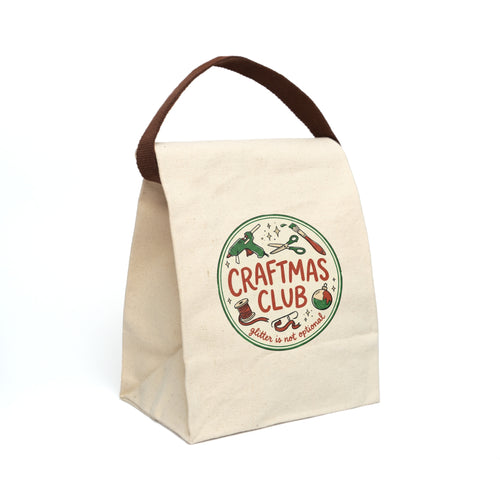 Canvas Lunch Bag With Strap - Craftmas Club