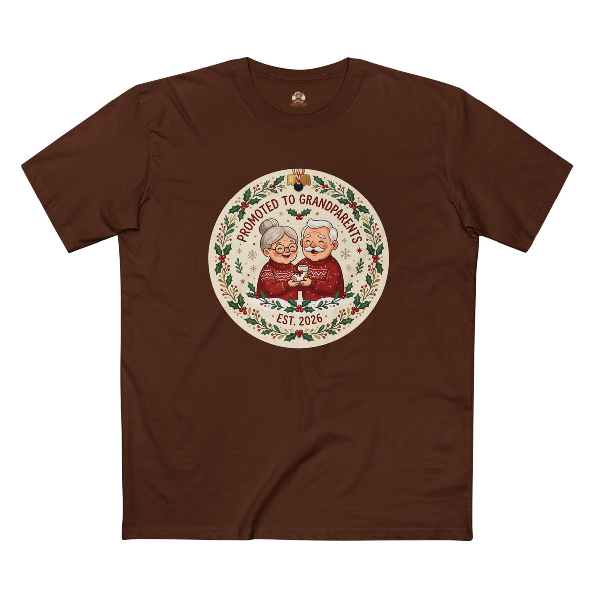 Casual Tee, Promoted to Grandparents (All Colors)(Custom)