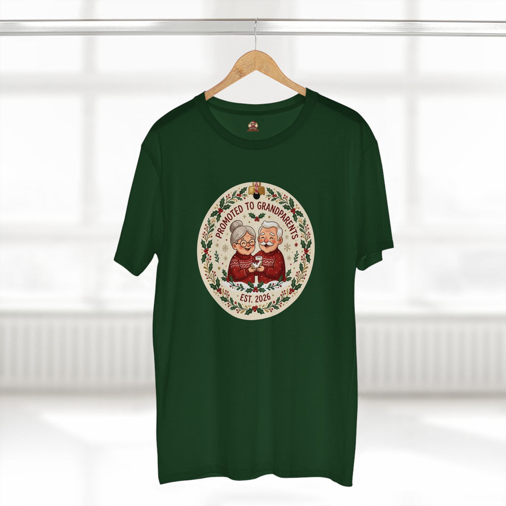 Casual Tee, Promoted to Grandparents (All Colors)(Custom)