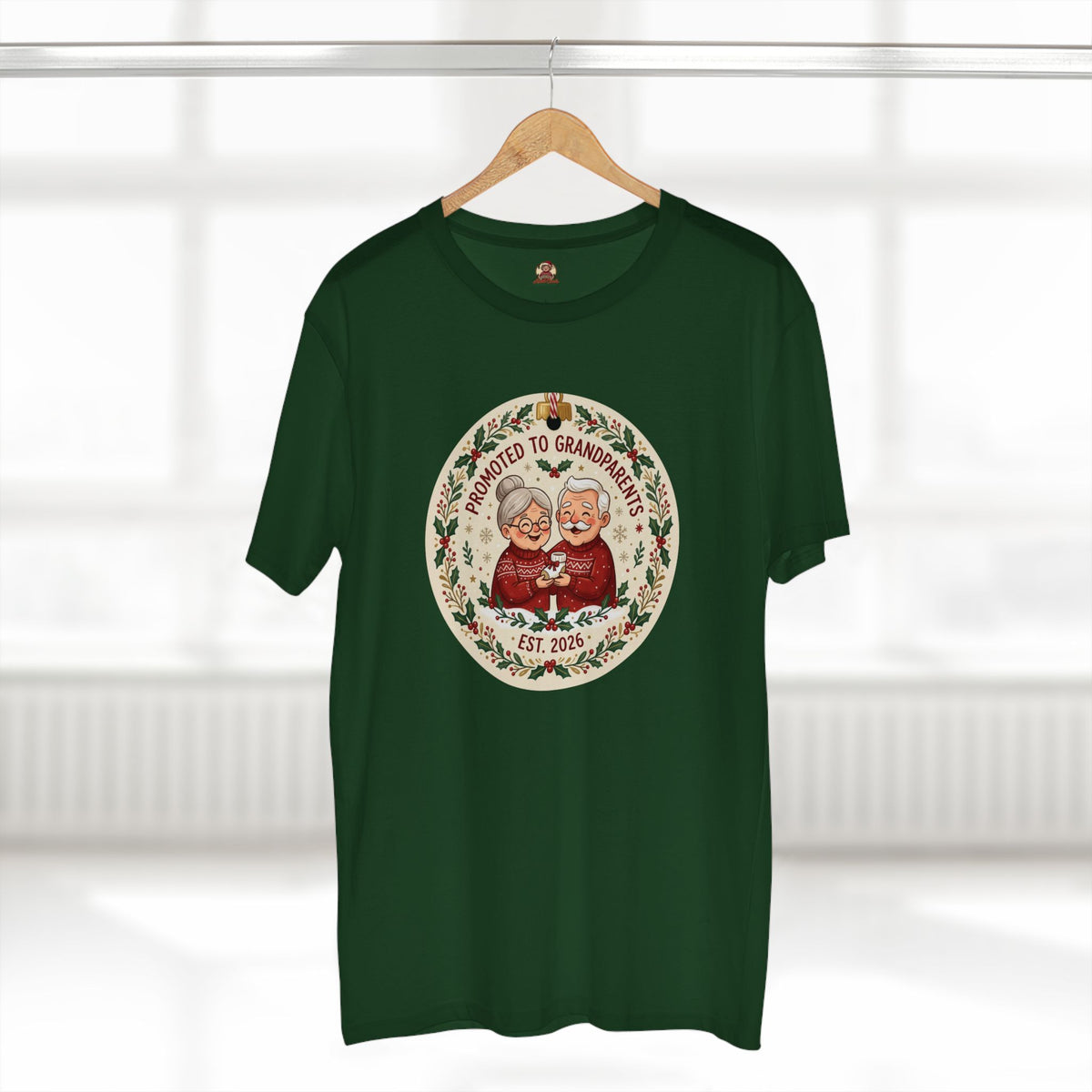 Casual Tee, Promoted to Grandparents (All Colors)(Custom)