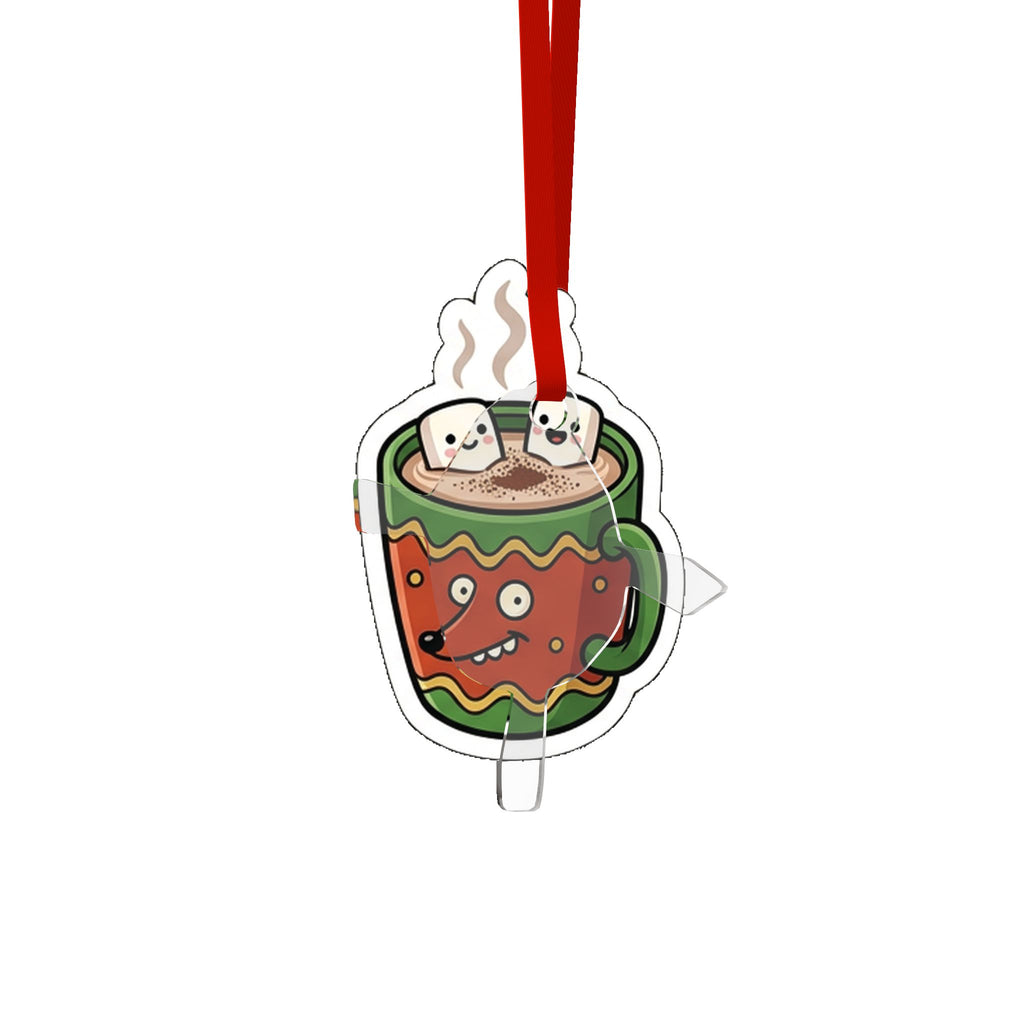 Die Cut Acrylic Ornament, Cocoa Season 2