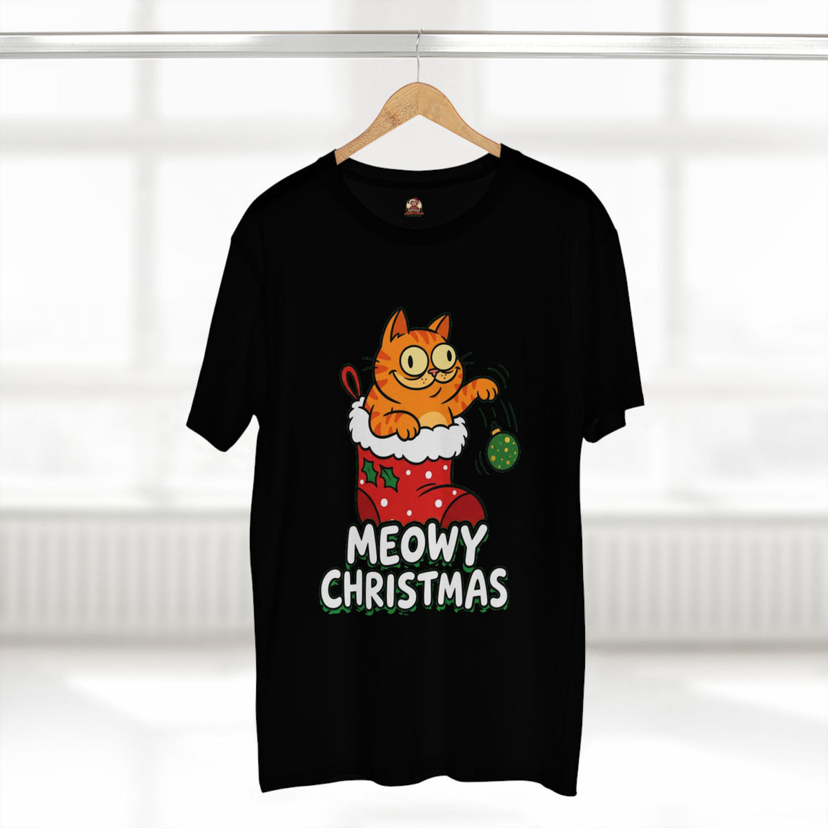 Casual Tee, Meowy Christmas (All Colors)