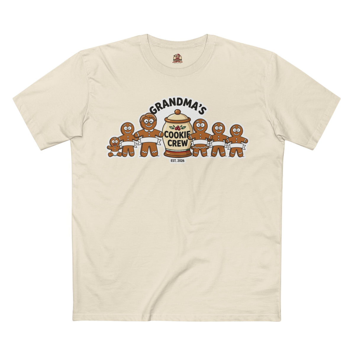Casual Tee, Grandma’s Cookie Crew (All Colors)(Custom)
