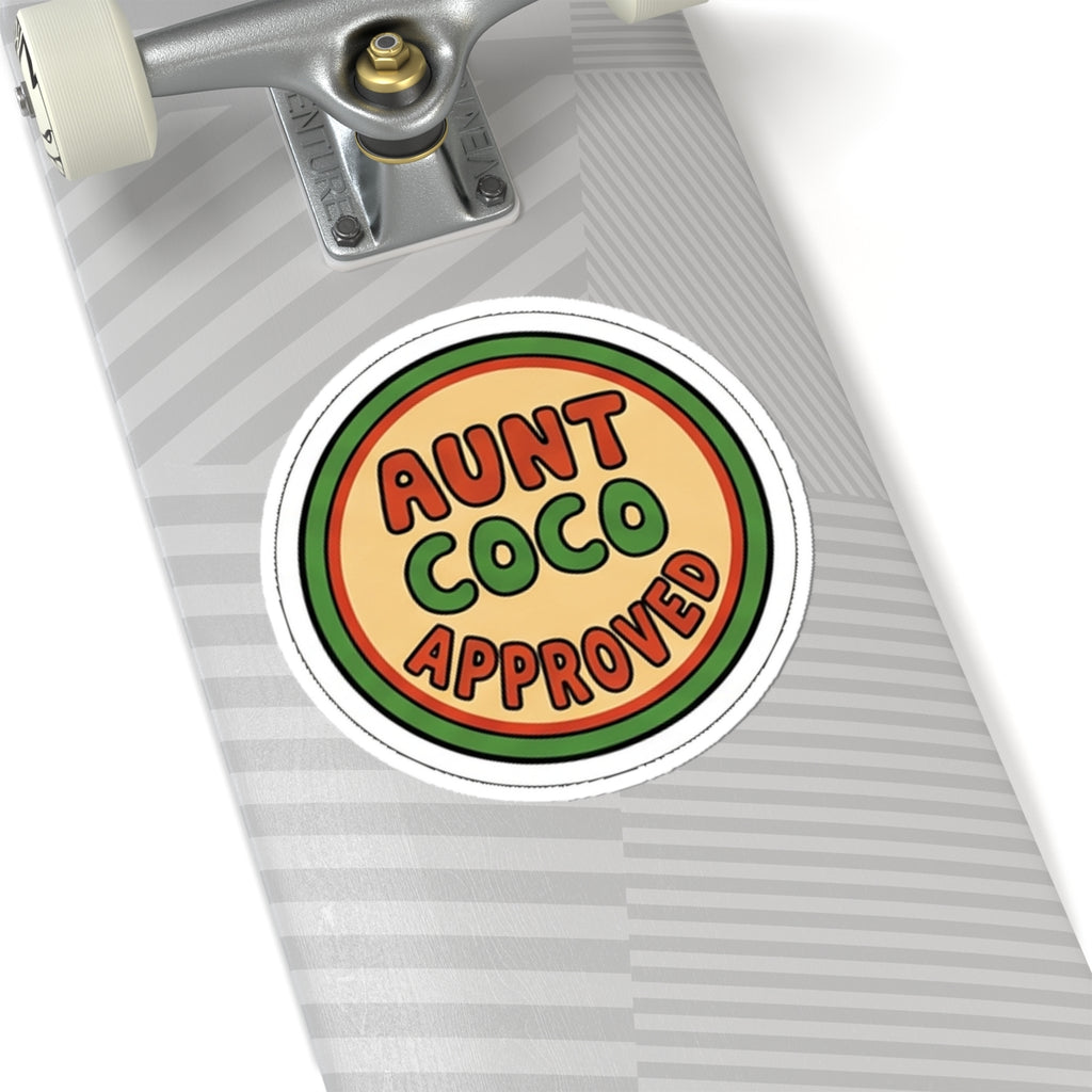 Kiss Cut Sticker, Aunt Coco Approved