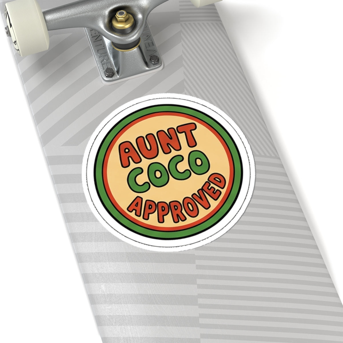 Kiss Cut Sticker, Aunt Coco Approved