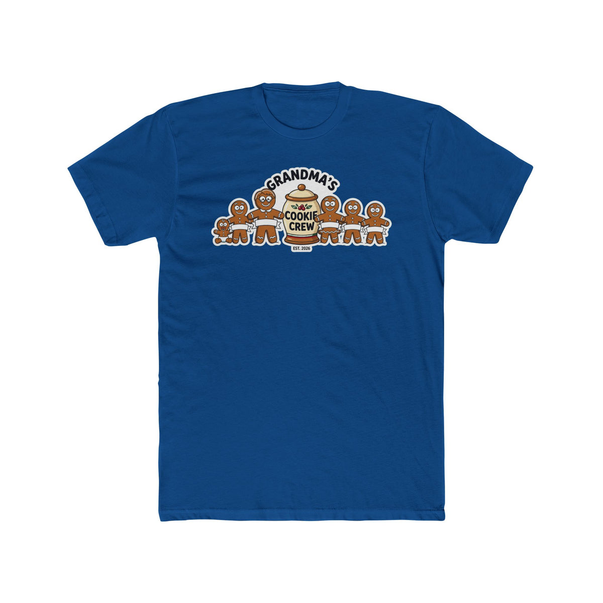 Grandma’s Cookie Crew 2026, Cotton T-Shirt (All Colors)(Custom)