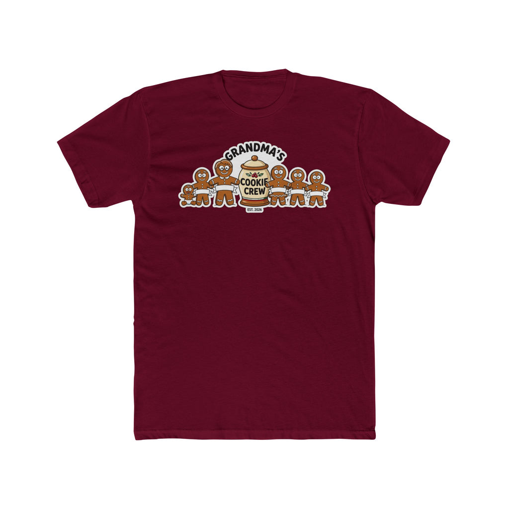 Grandma’s Cookie Crew 2026, Cotton T-Shirt (All Colors)(Custom)