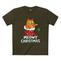 Casual Tee, Meowy Christmas (All Colors)