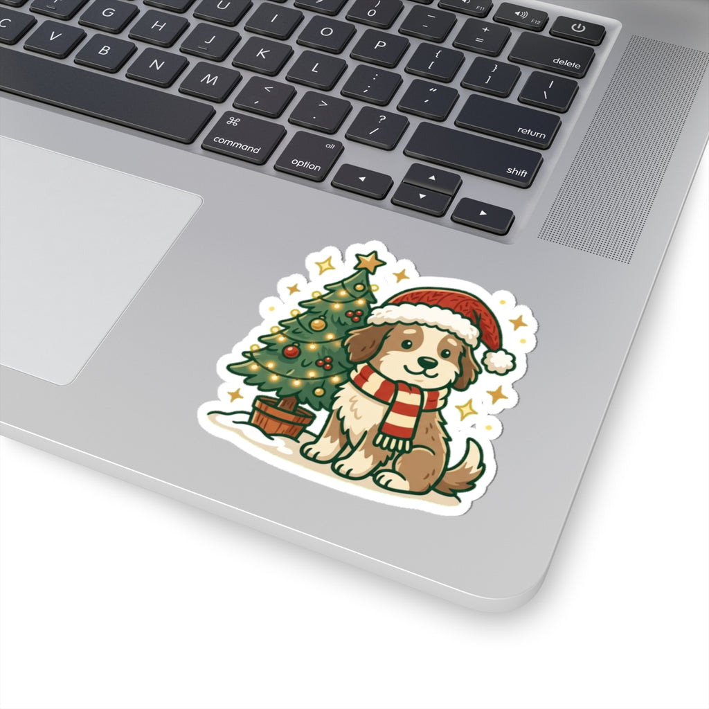 Kiss Cut Sticker, Happy Doggo