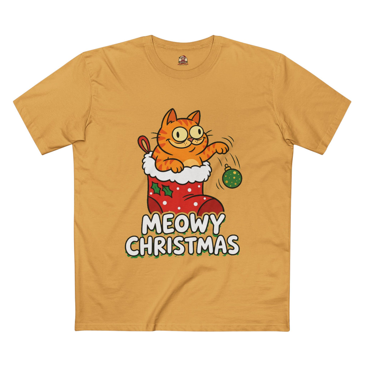 Casual Tee, Meowy Christmas (All Colors)