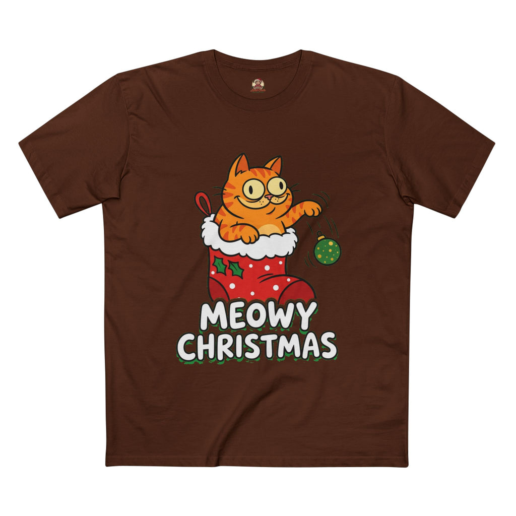 Casual Tee, Meowy Christmas (All Colors)