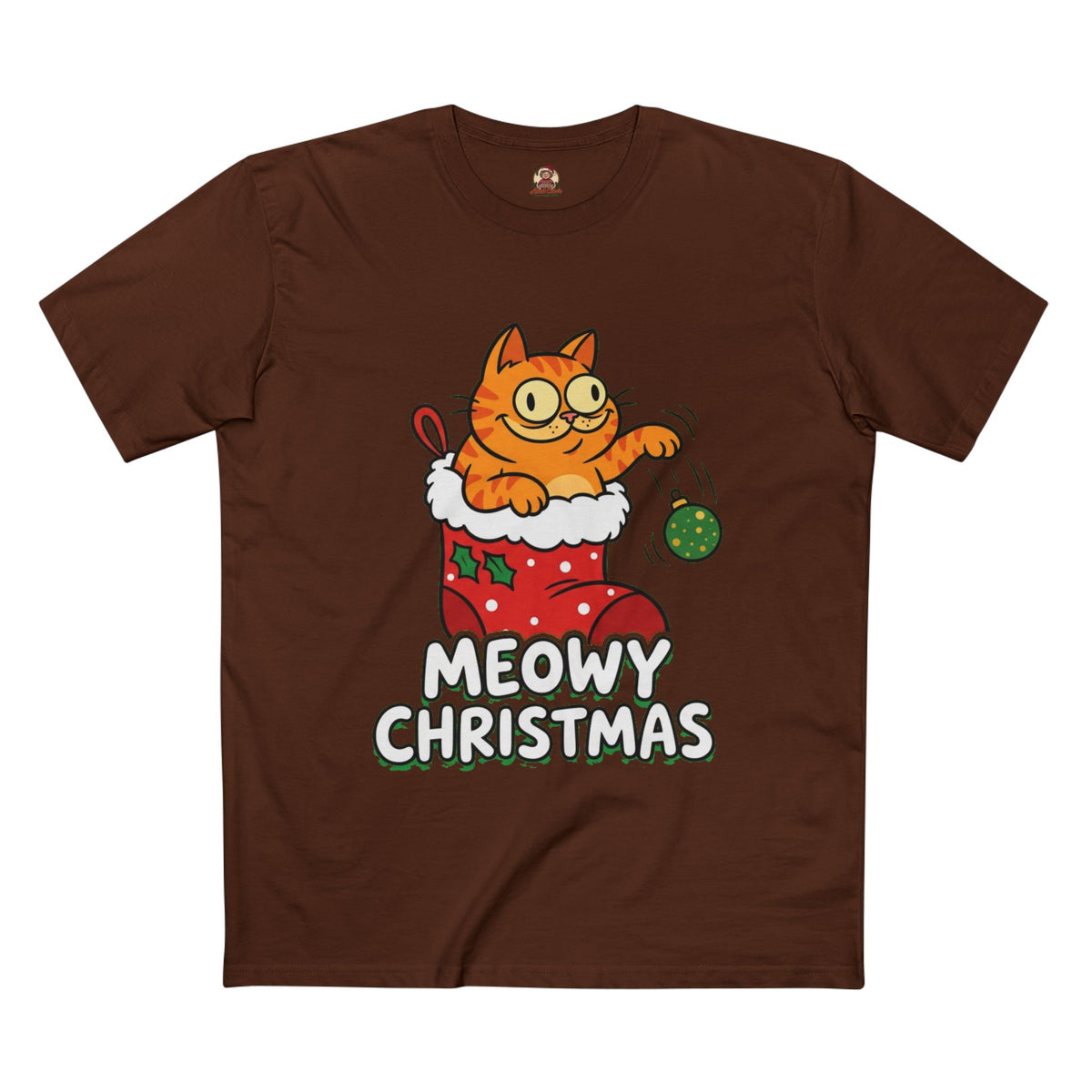 Casual Tee, Meowy Christmas (All Colors)