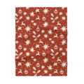 Fluffy Baby Blanket, Red Ornaments (Custom)