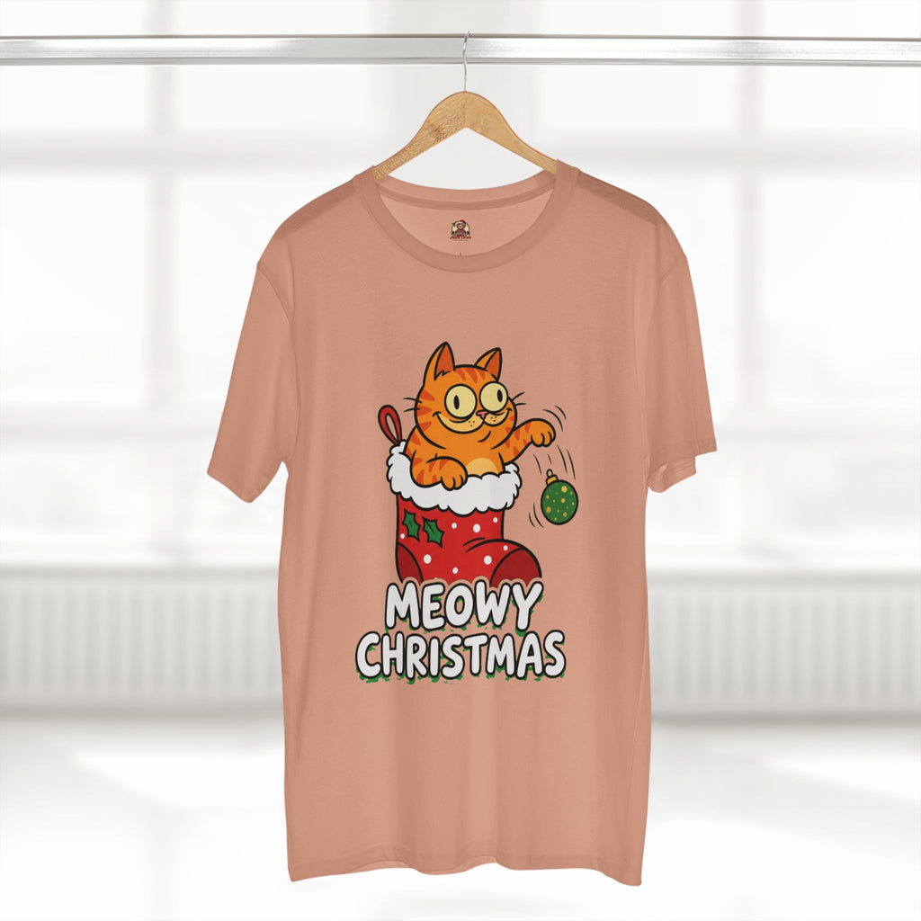 Casual Tee, Meowy Christmas (All Colors)