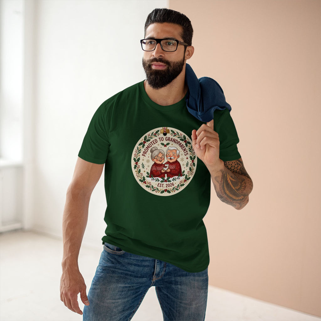Casual Tee, Promoted to Grandparents (All Colors)(Custom)