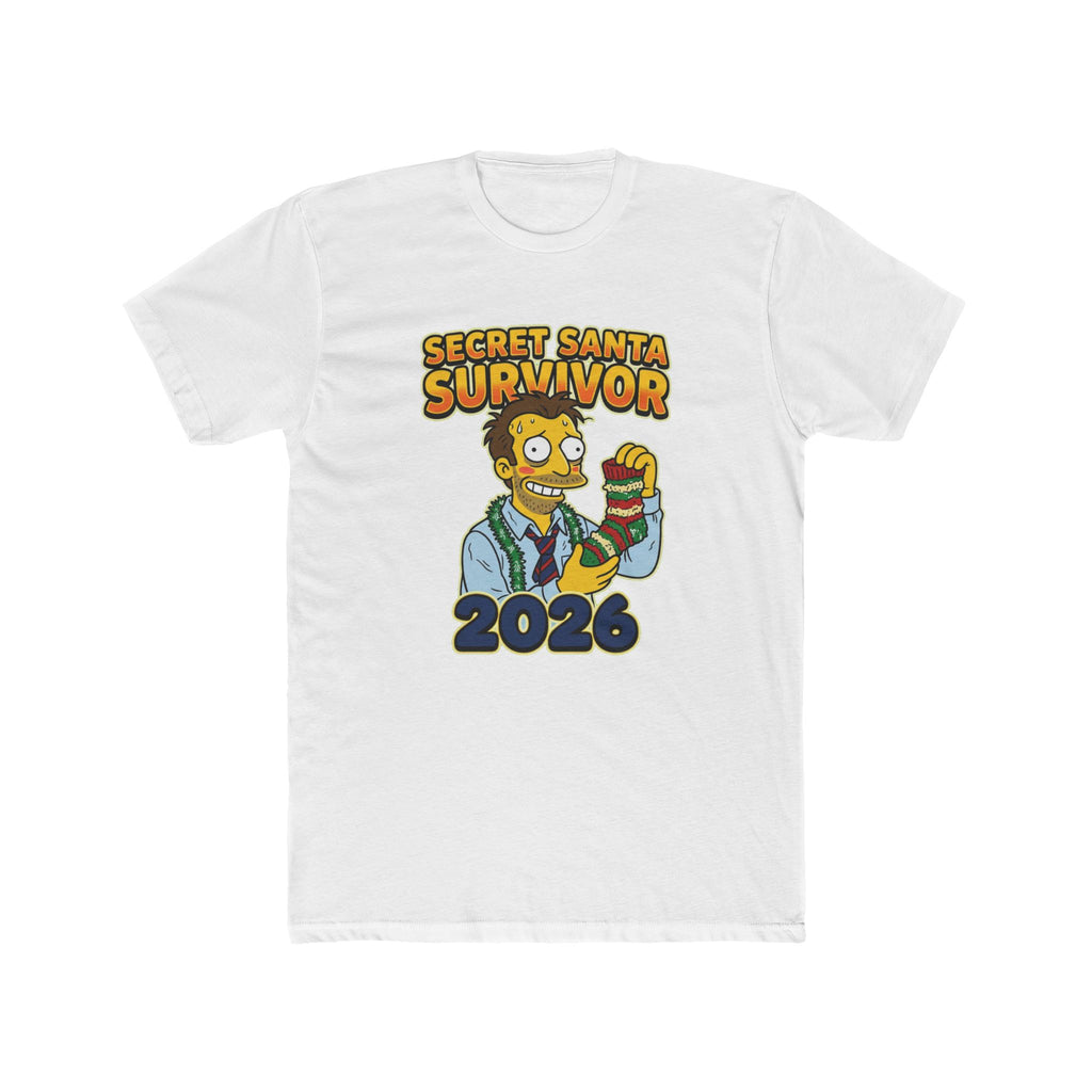Secret Santa Survivor, Cotton T-Shirt (All Colors)