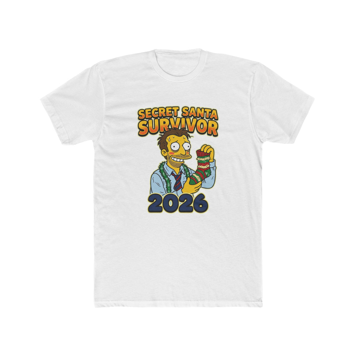 Secret Santa Survivor, Cotton T-Shirt (All Colors)