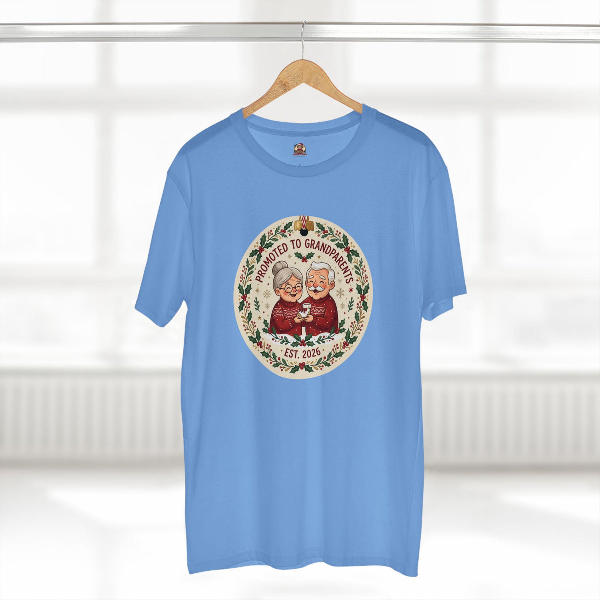Casual Tee, Promoted to Grandparents (All Colors)(Custom)