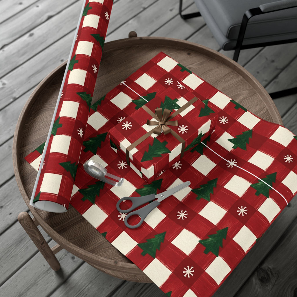 Christmas Giftwrap Paper, Classic Red (Custom)